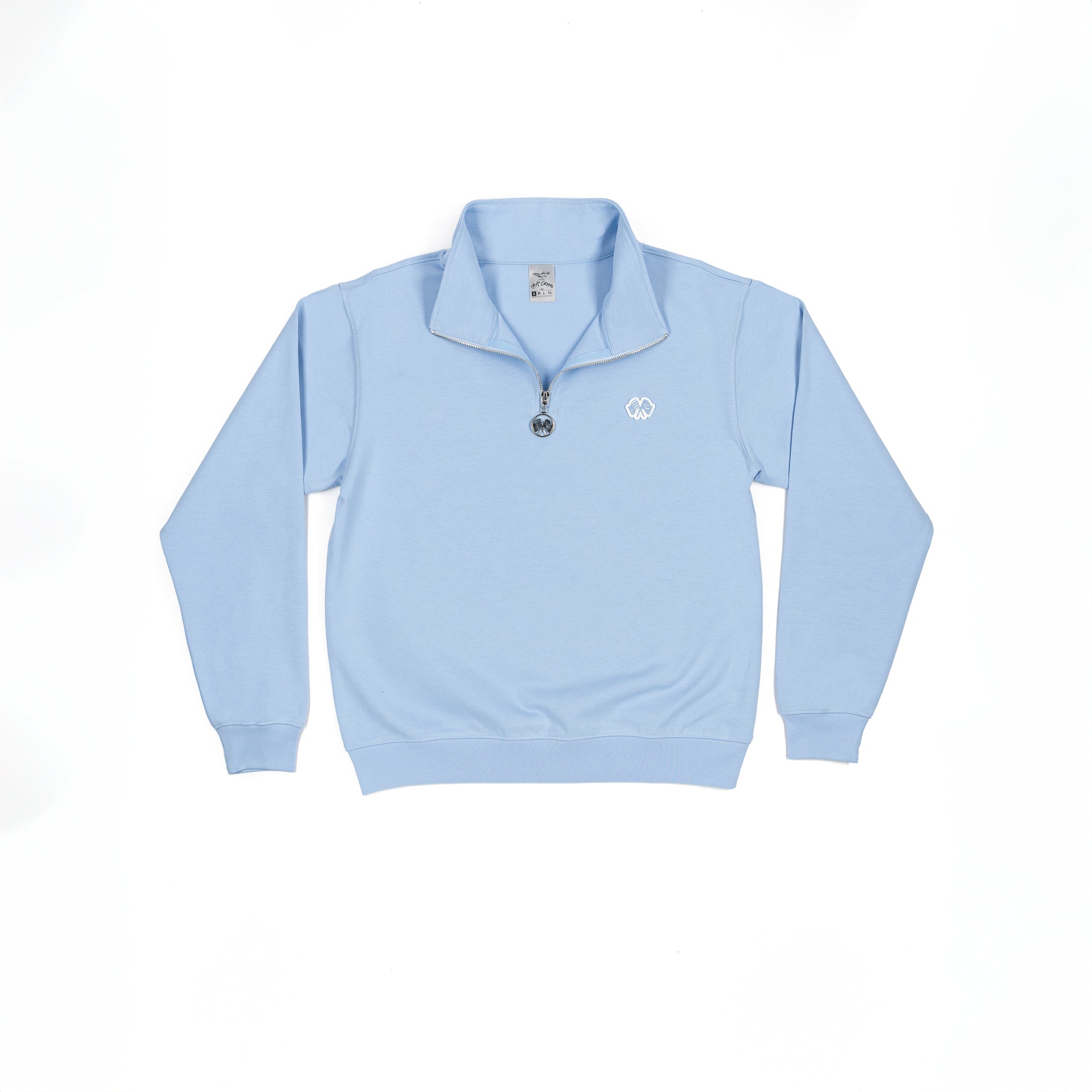 Trap Genius Flagship Series Quarter Zip Pullover Sky Blue
