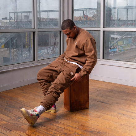 Trap Flagship Series Sweatpants Brown