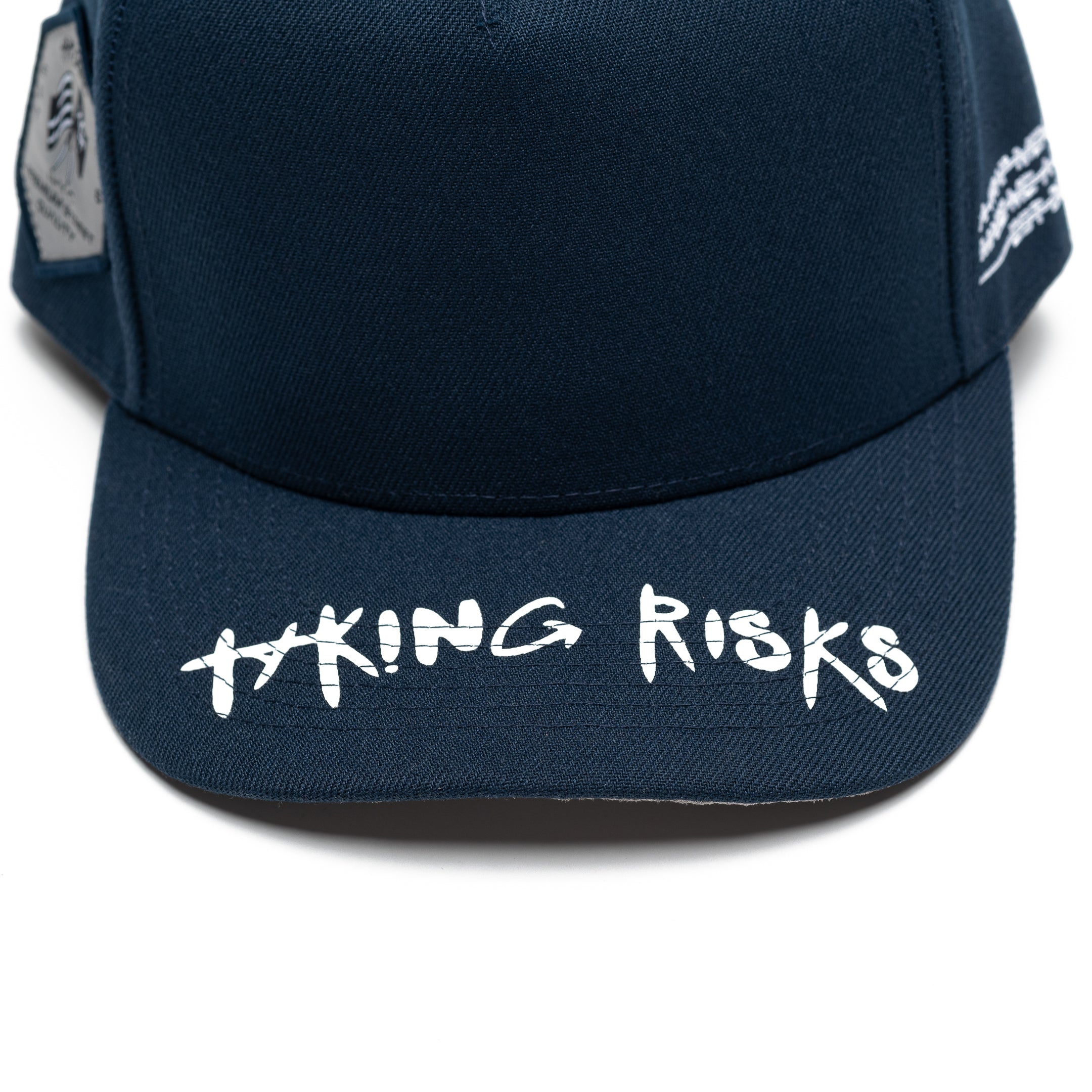 Trap Genius NYC Taking Risk Navy Yankee Snapback Hat