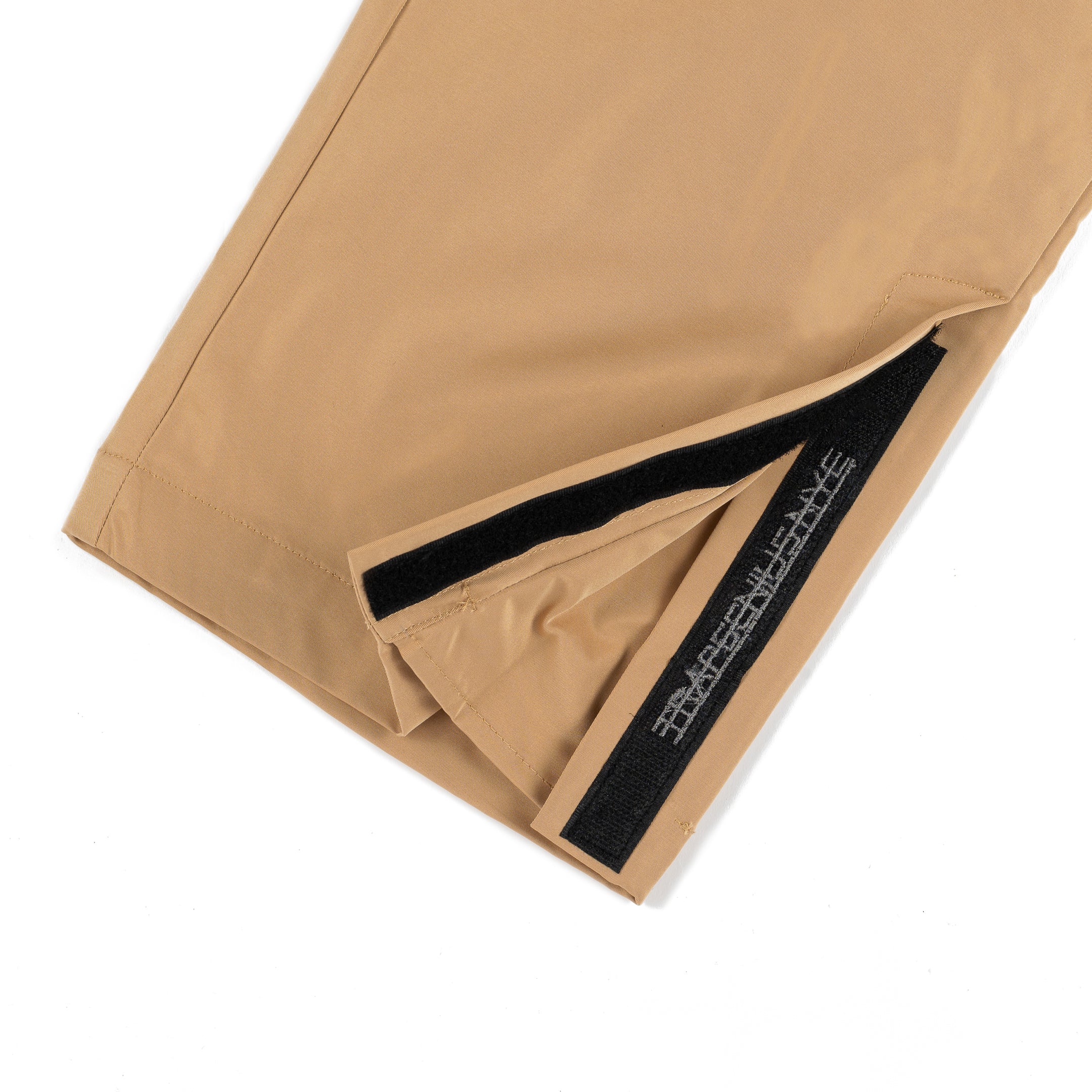 Beige Trap Nylon Pants