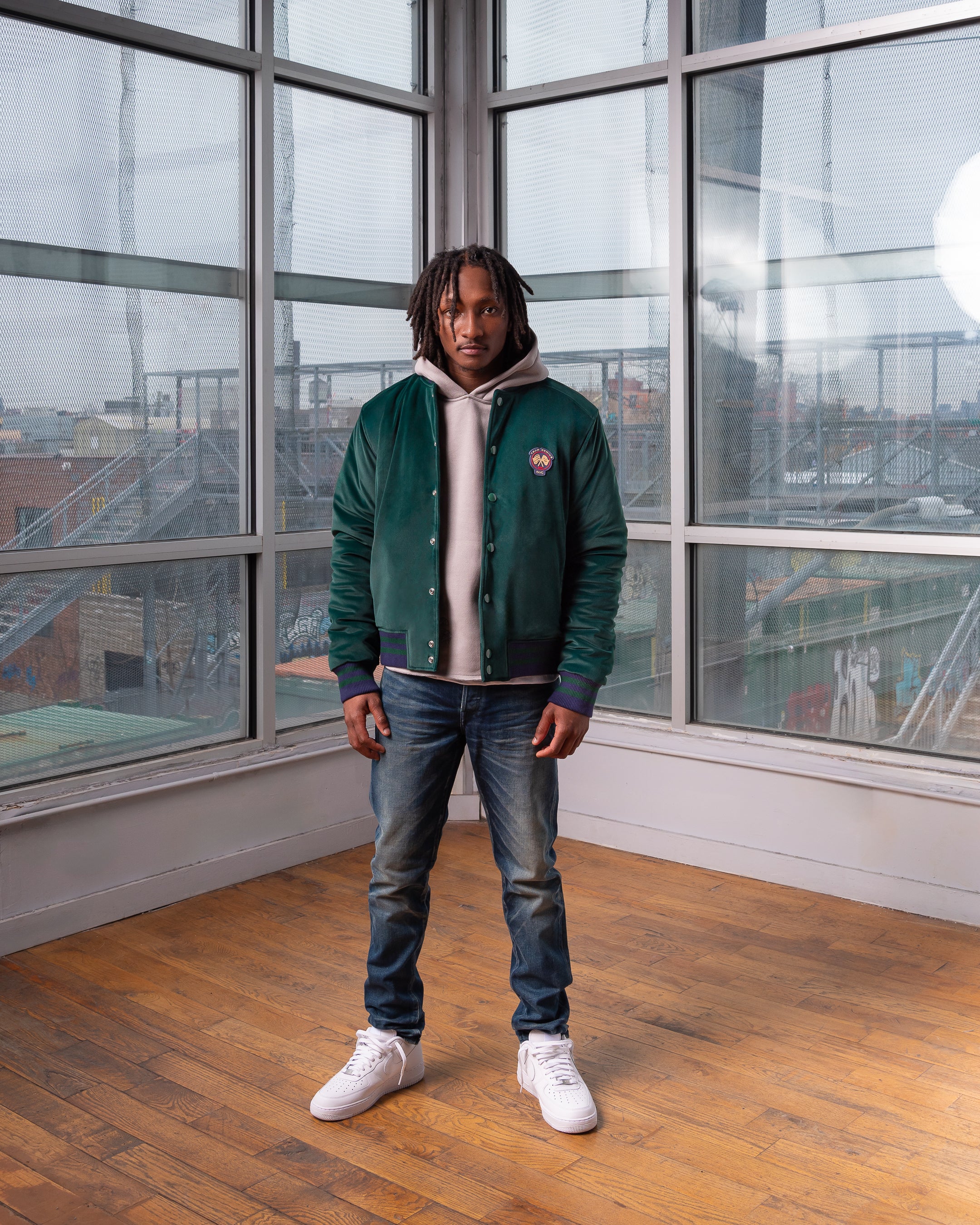 Trap Genius NYC Bomber- Men
