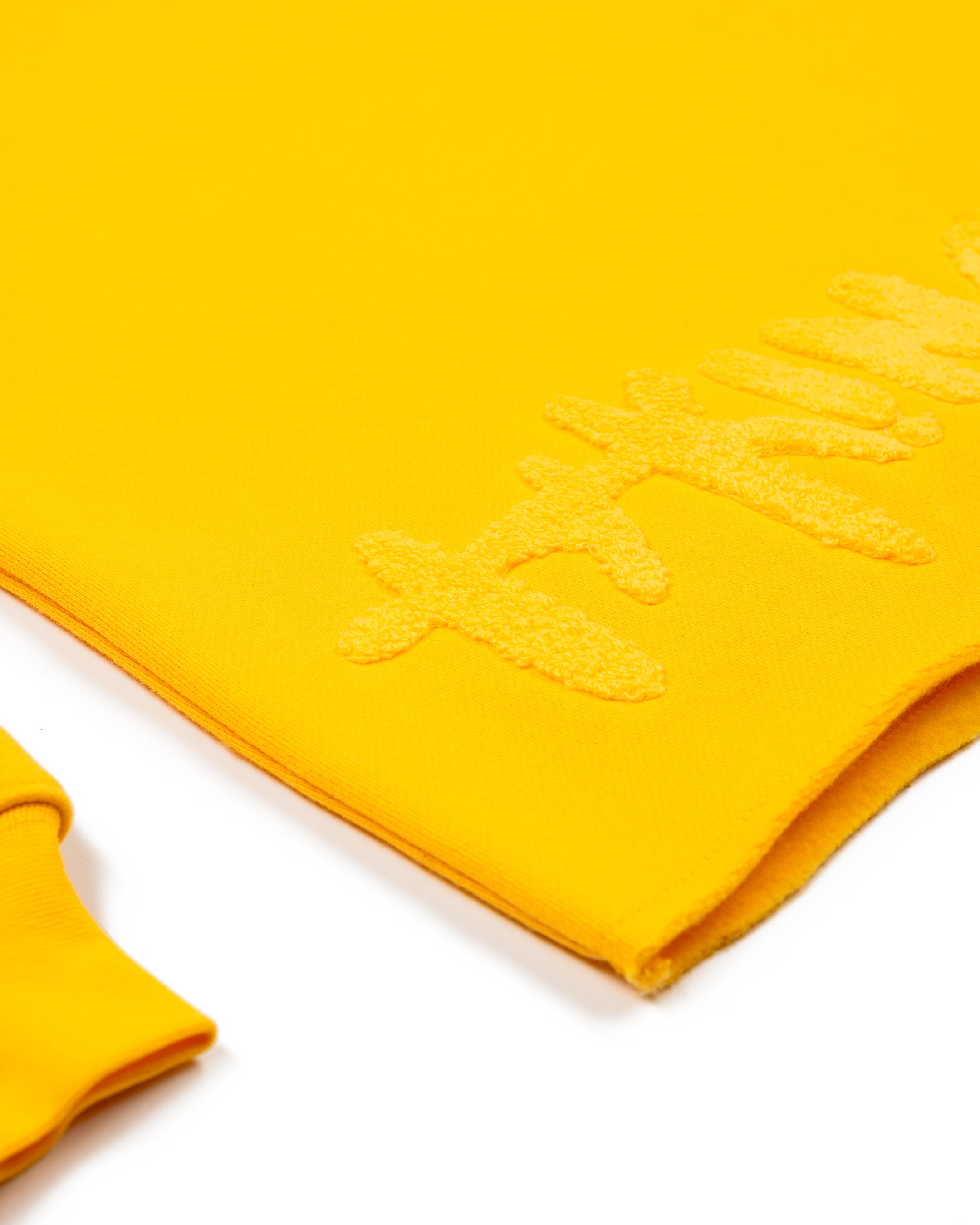 Taking Risks Towel Hoodie-Yellow