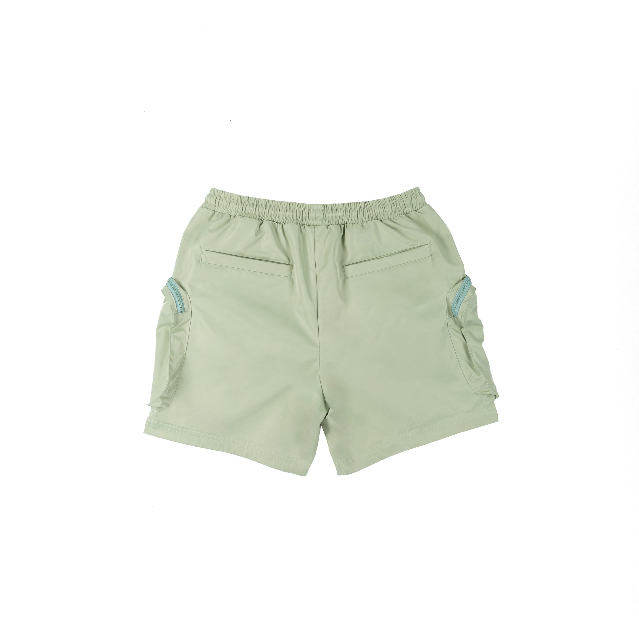 Mint Green Nylon Shorts