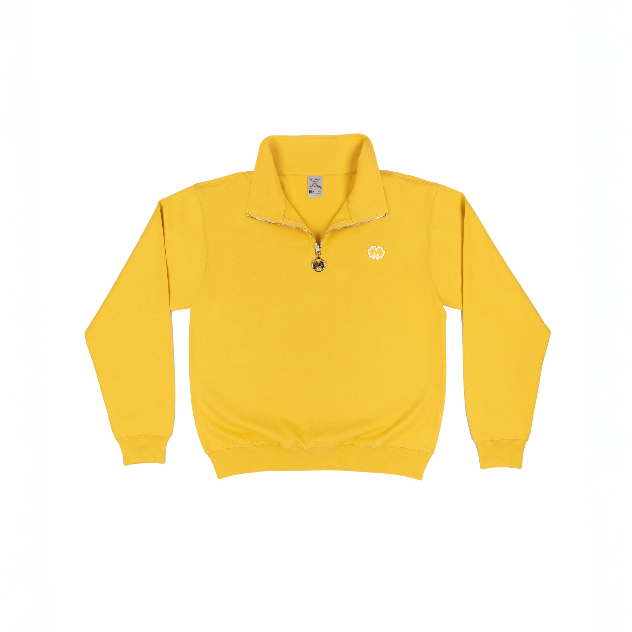 Trap Genius Flagship Series Quarter Zip Pullover Mustard