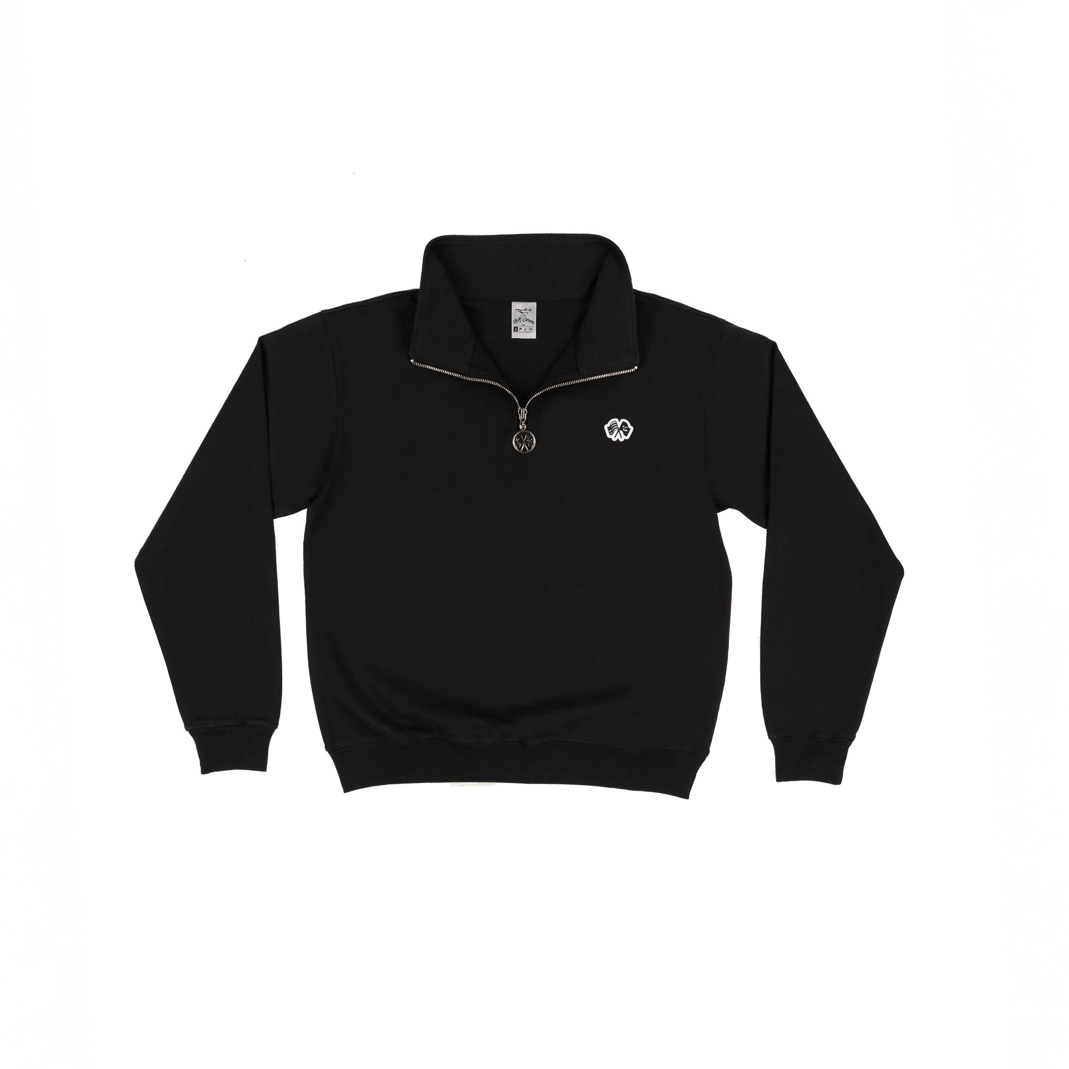 Trap Genius Flagship Series Quarter Zip Pullover Black