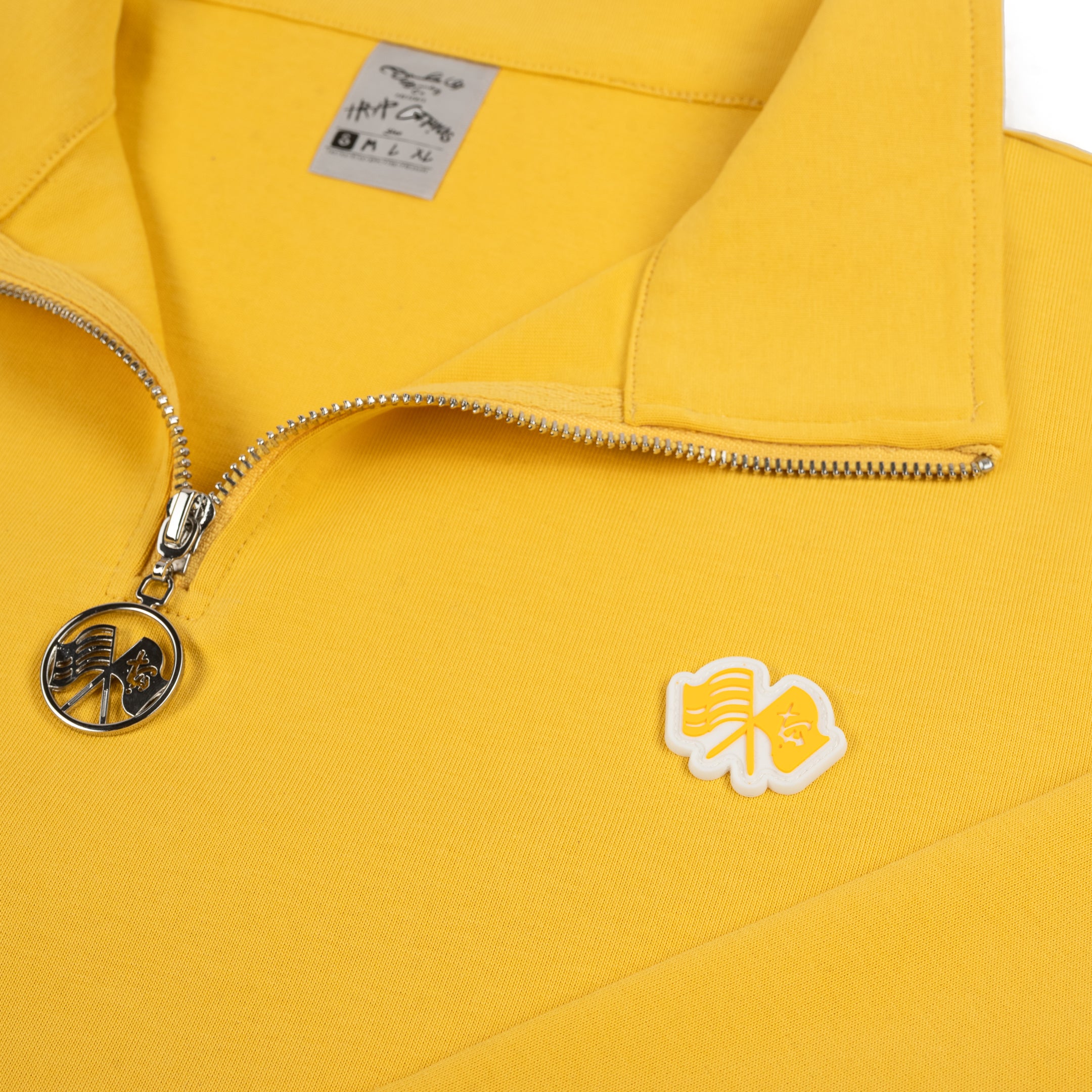 Trap Genius Flagship Series Quarter Zip Pullover Mustard