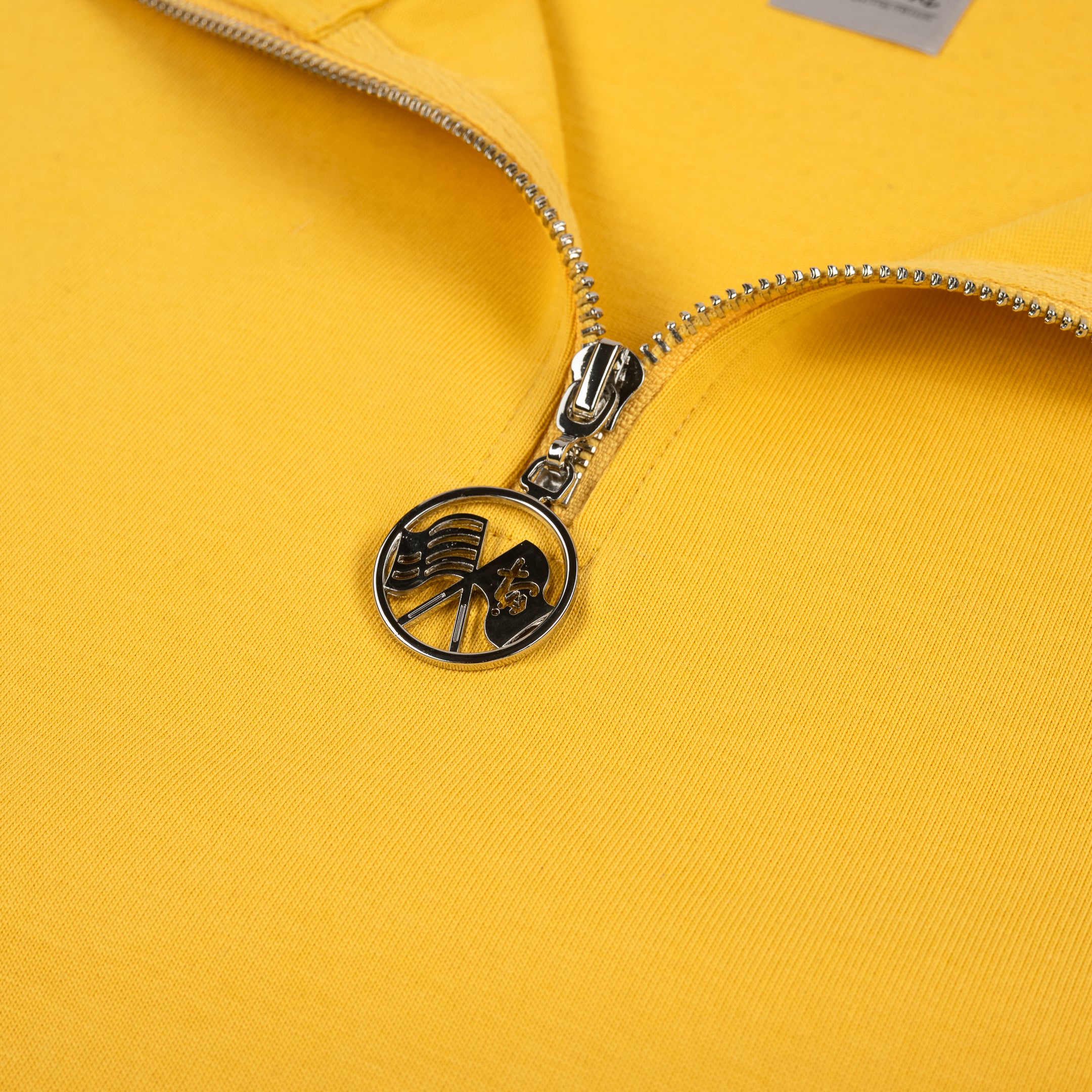 Trap Genius Flagship Series Quarter Zip Pullover Mustard