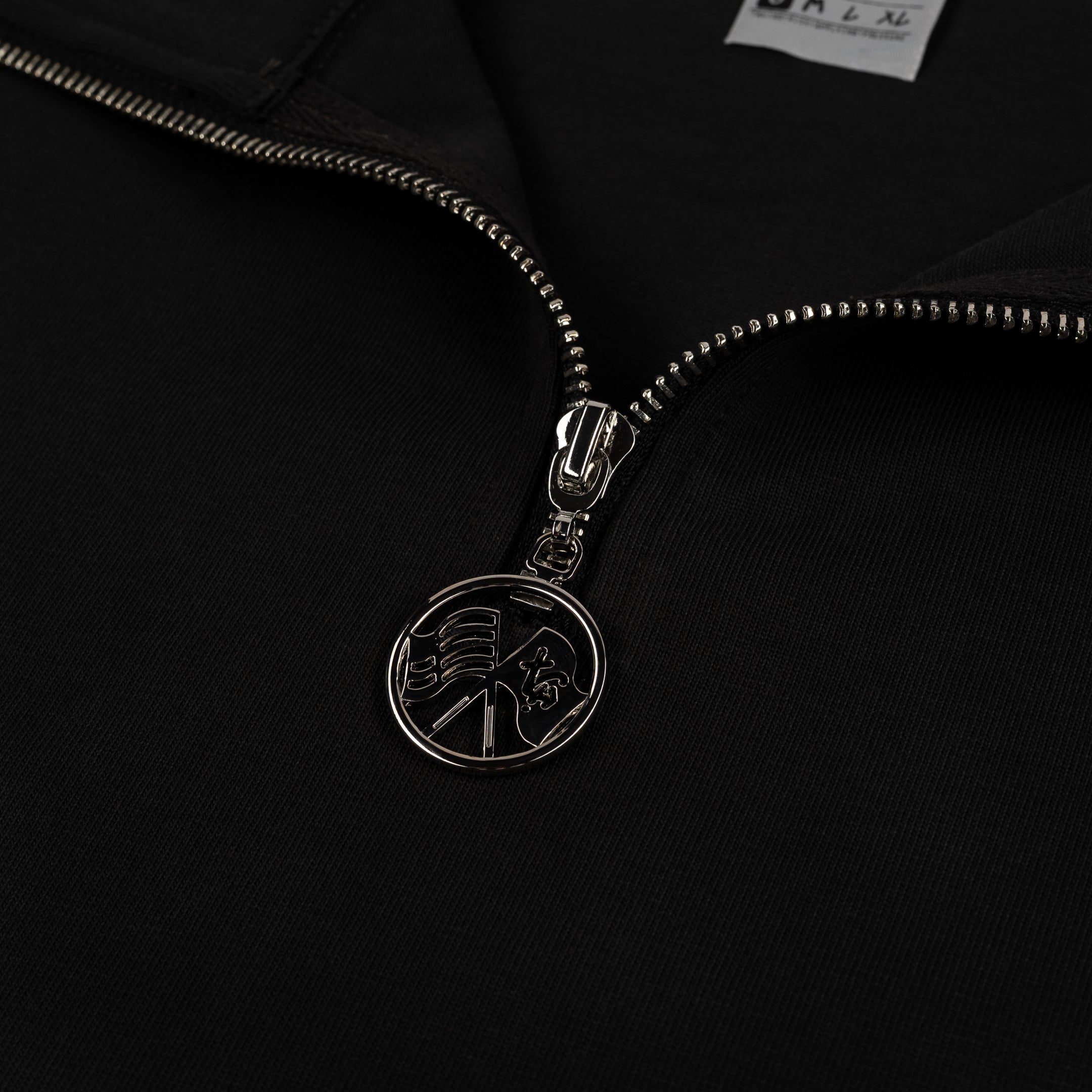 Trap Genius Flagship Series Quarter Zip Pullover Black