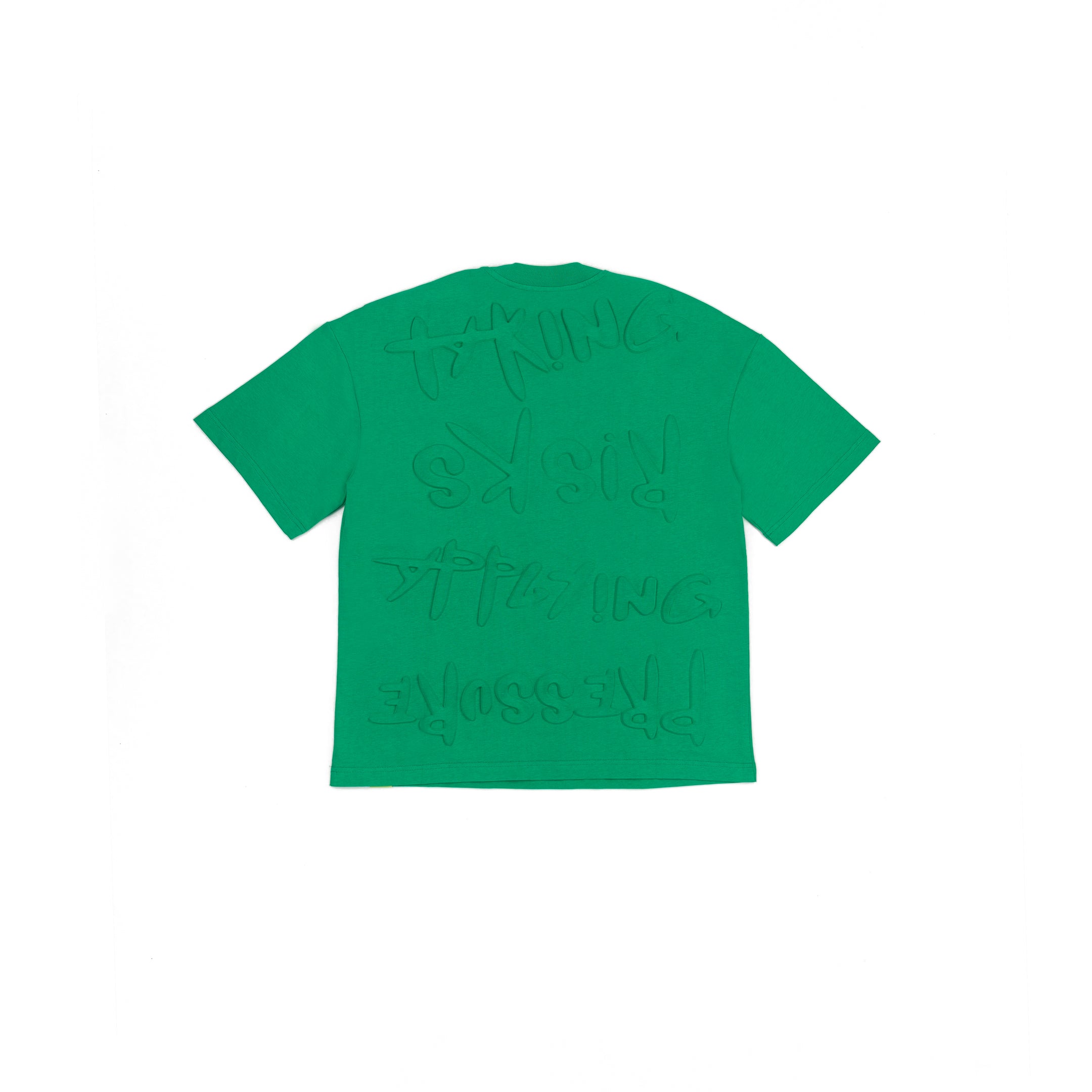 Taking Risks Embossed T Shirt