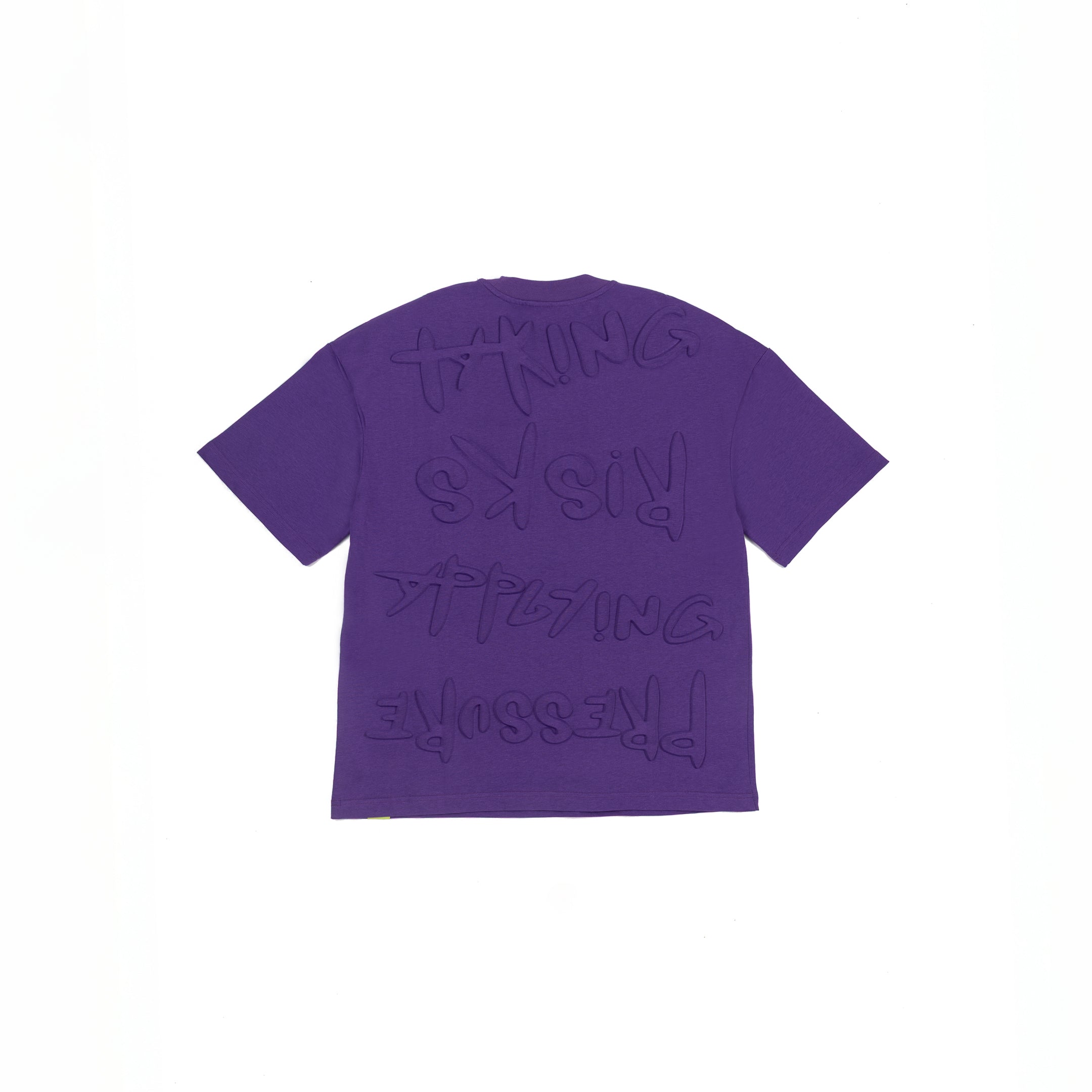 Taking Risks Embossed T Shirt