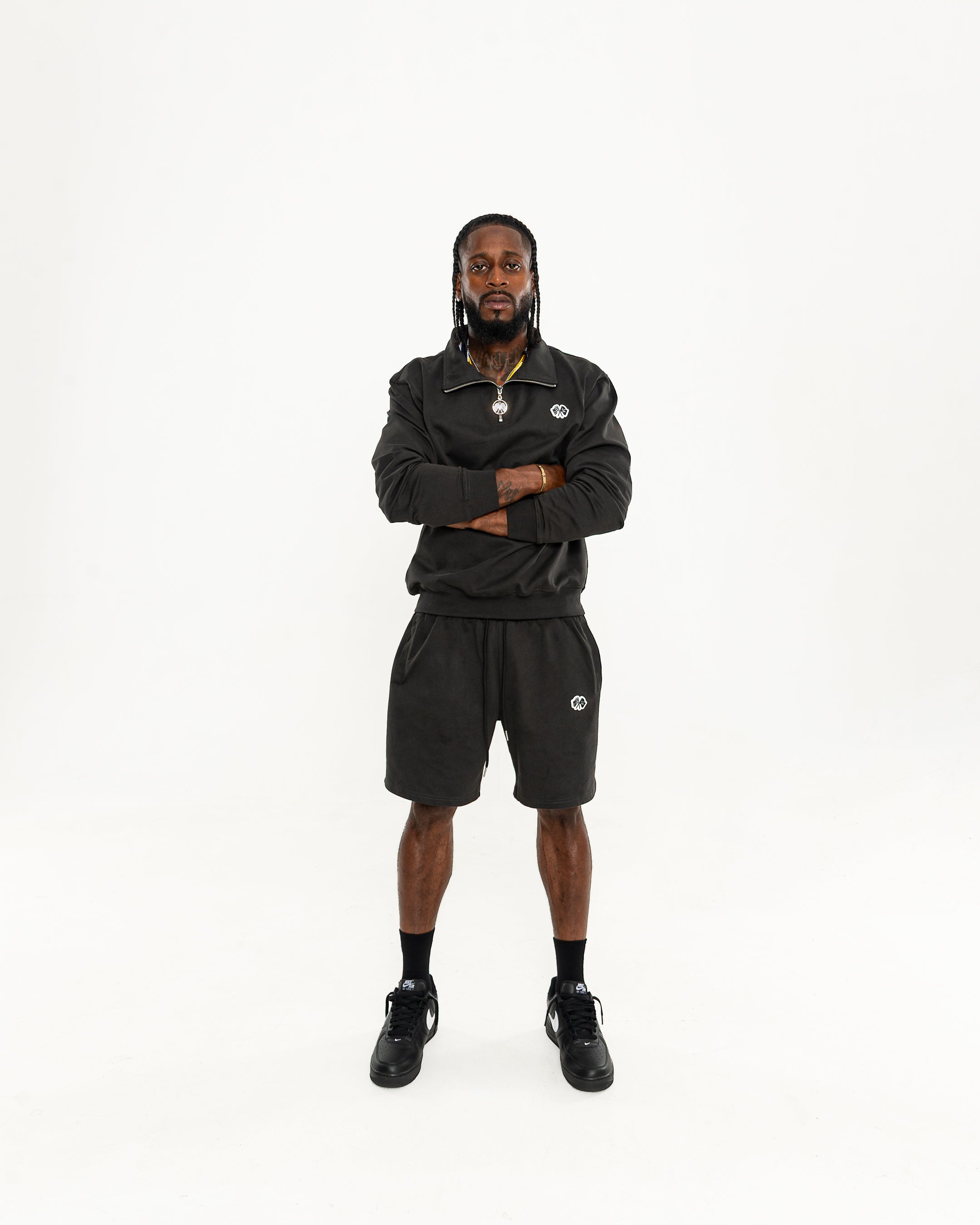 Trap Genius Flagship Series Shorts Black