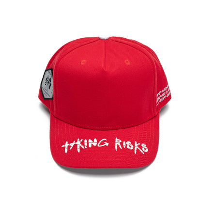 Trap Genius NYC Taking Risk Red Snapback Hat