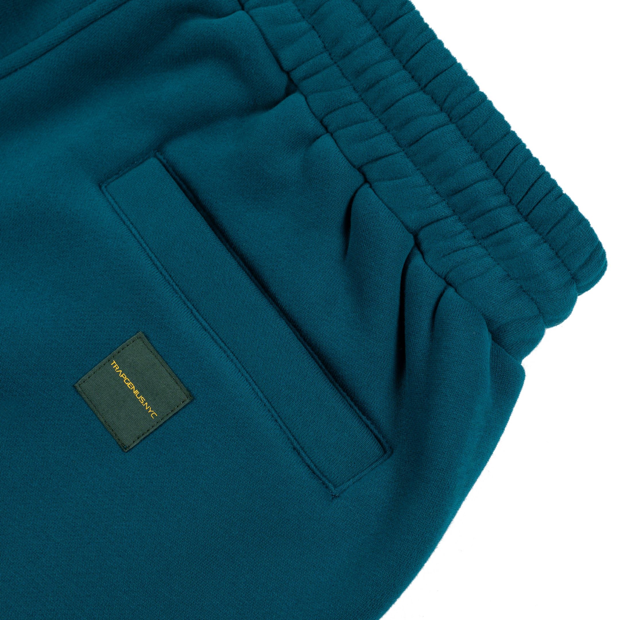 Men’s Trap Genius Sweatpants Mid-Weight -Dark Turquoise
