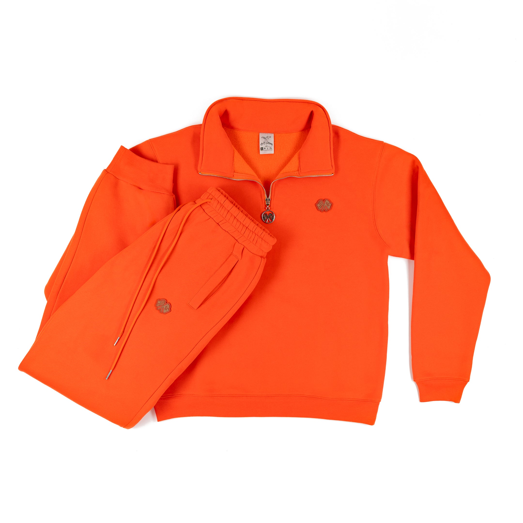Men’s Trap Genius Sweatpants Mid-Weight - Orange