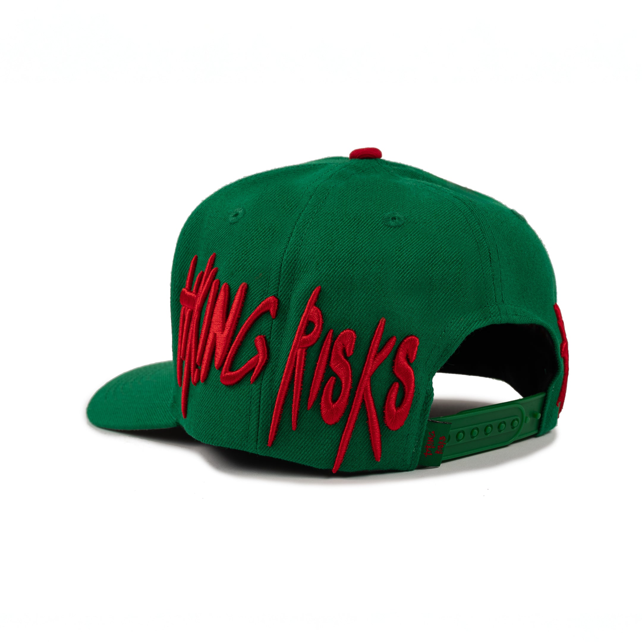 Big Taking Risks SnapBack Green/Red