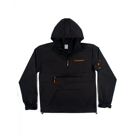 Trap Genius Nylon Pullover Hoodie Black