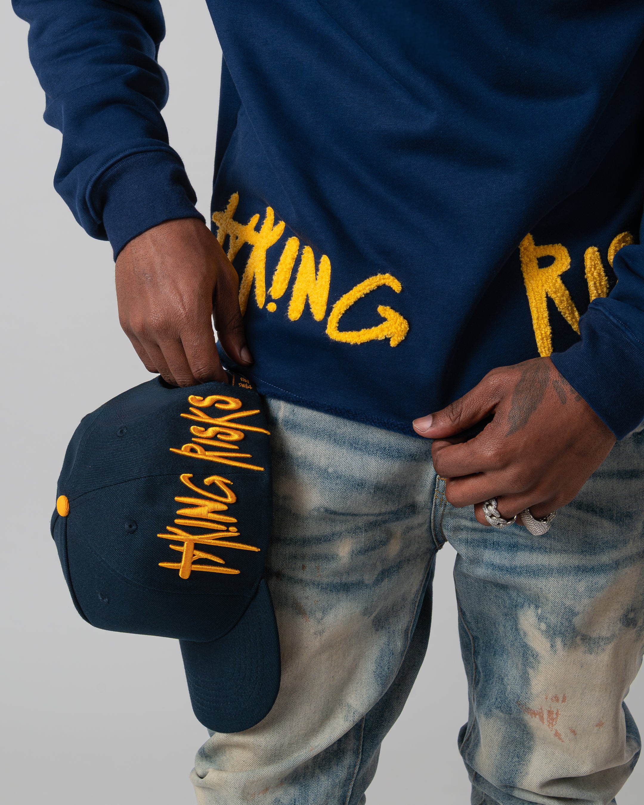 Big Taking Risks SnapBack Navy