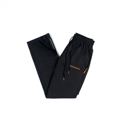 Trap Genius Nylon Pants Black