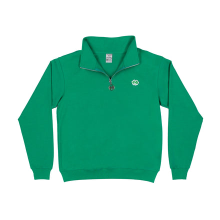 Trap Genius NYC Flag Quarter Zip Pullover (Green)